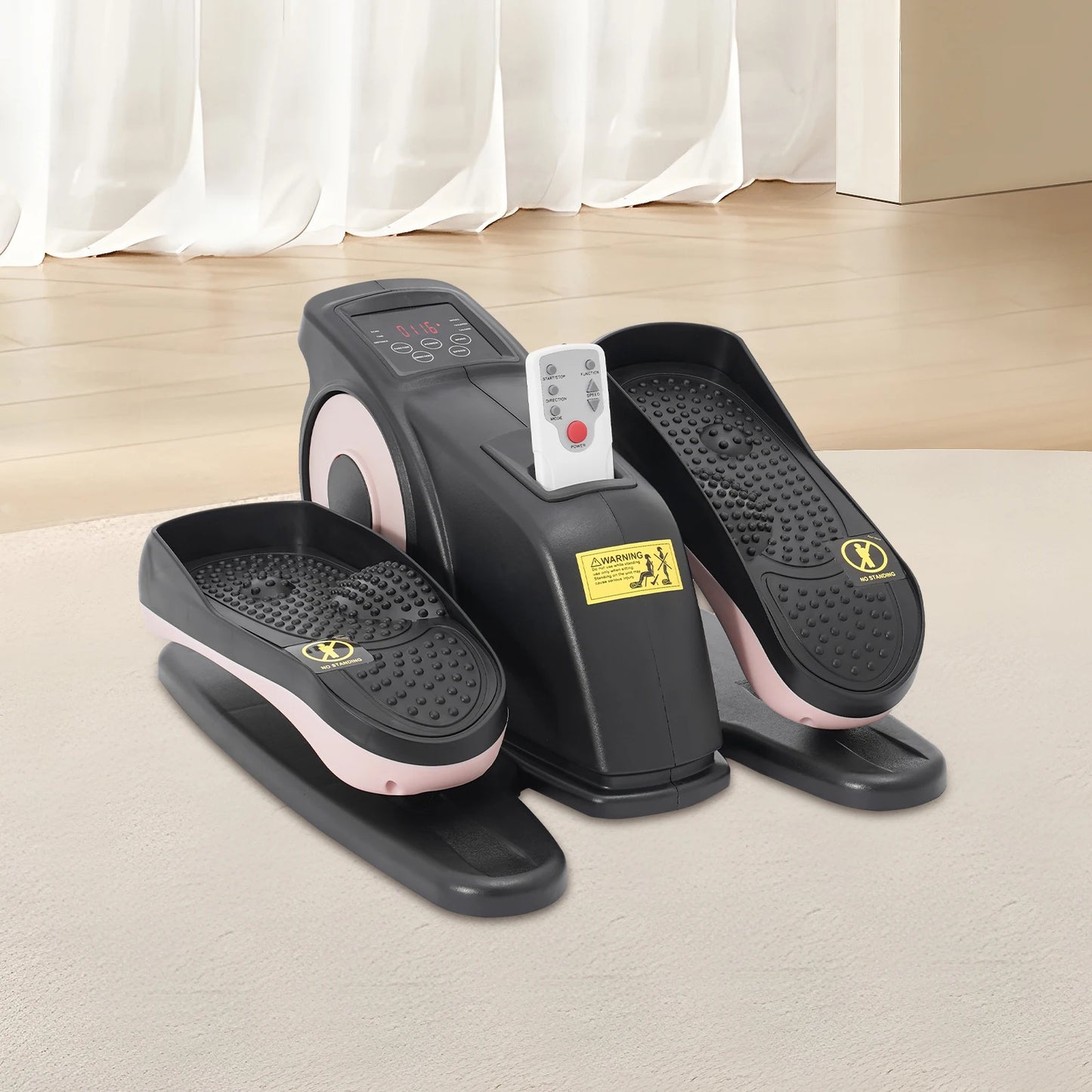 Portable Under-desk Elliptical Machine with Remote Control for Training Home Office