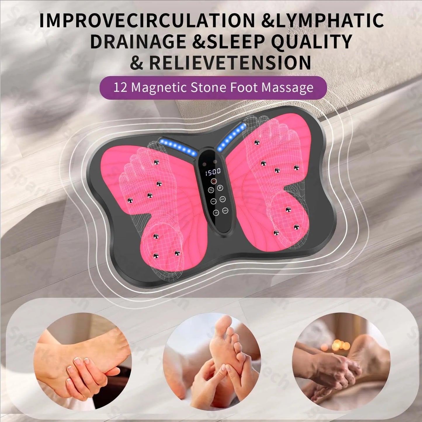 Butterfly Vibration Plate Exercise Machine – Full Body Workout & Muscle Massage (Silent)