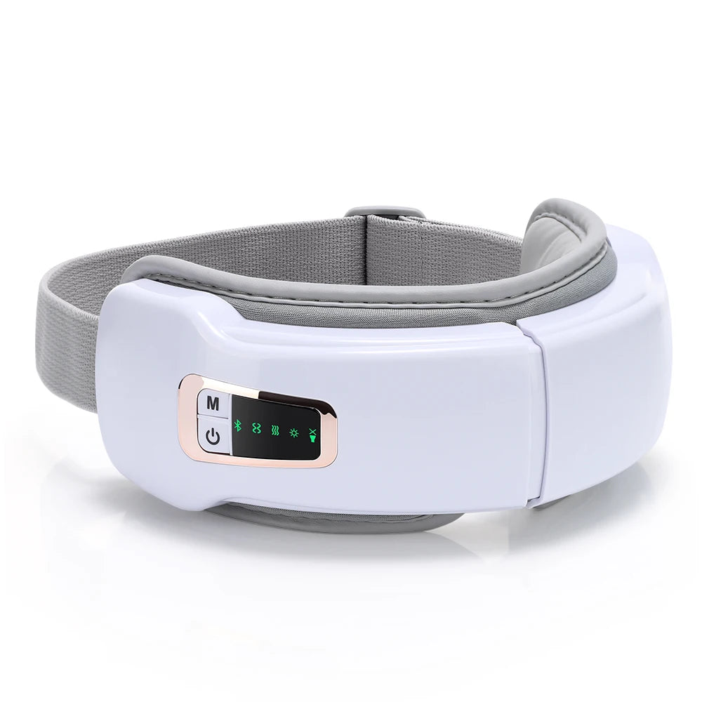 Foldable Eye Massager – Air Pressure, Heat, Vibration & Bluetooth Music for Eye Relief