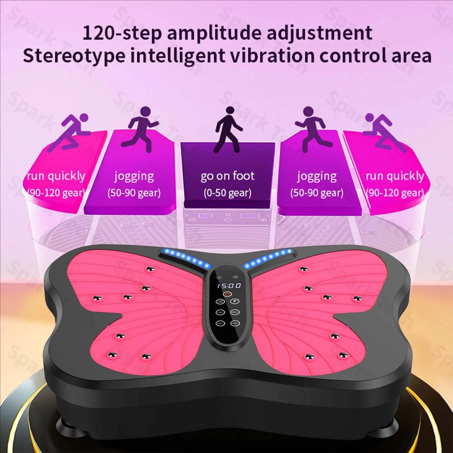 Butterfly Vibration Plate Exercise Machine – Full Body Workout & Muscle Massage (Silent)