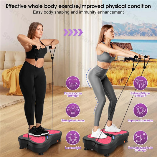 Butterfly Vibration Plate Exercise Machine – Full Body Workout & Muscle Massage (Silent)