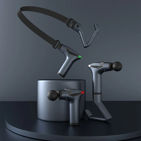 Long-Handle Electric Massage Gun – Multifunctional Deep Tissue Muscle Relaxation