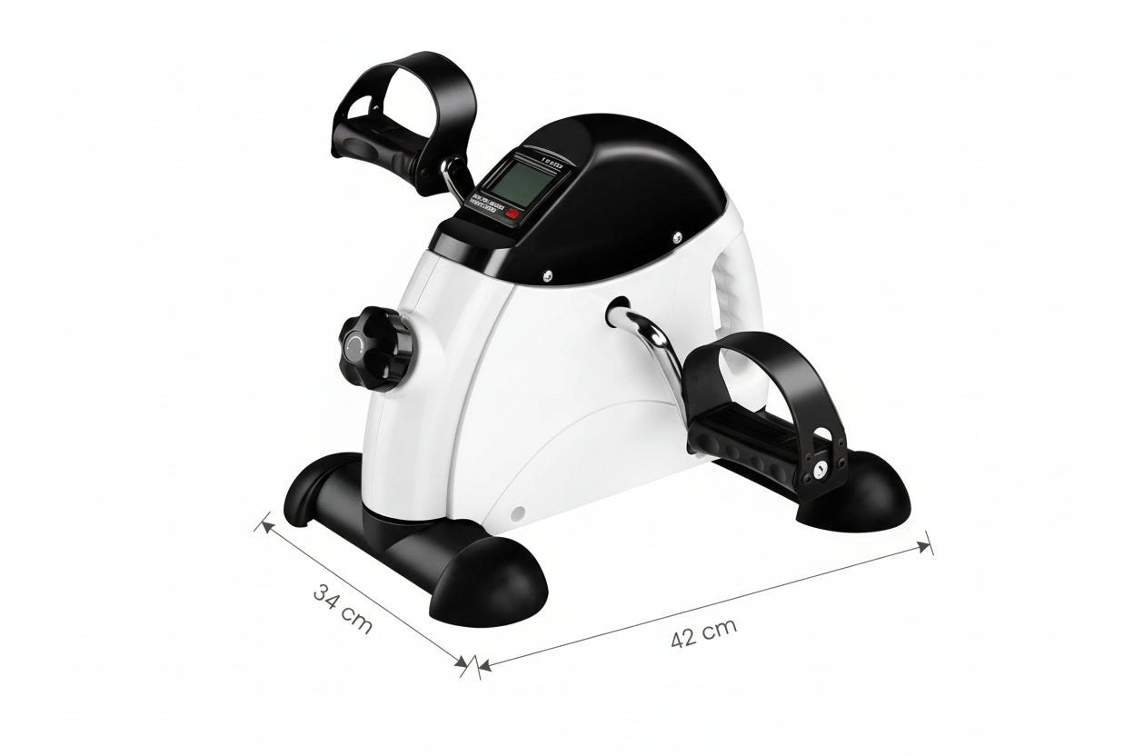 Mini Under-Desk Stationary Pedal Bike with LCD – Home Spinning Exercise Machine