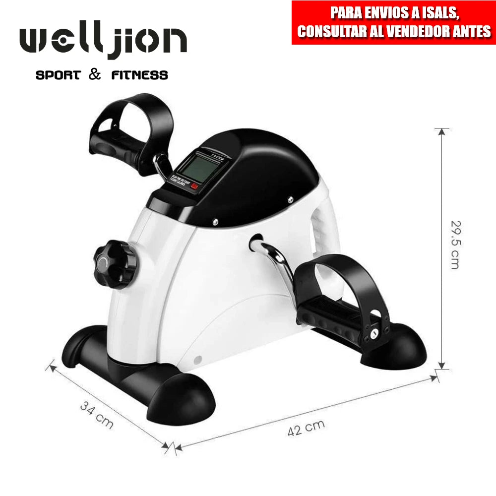 Mini Under-Desk Stationary Pedal Bike with LCD – Home Spinning Exercise Machine