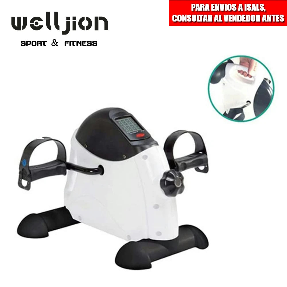 Mini Under-Desk Stationary Pedal Bike with LCD – Home Spinning Exercise Machine